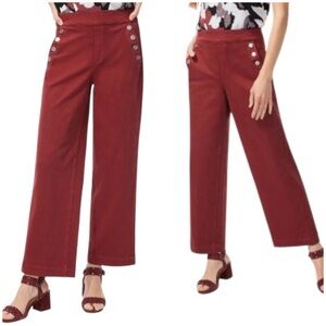 Chico’s pull-on wide leg ankle jeans size 2 regular/US 12 regular